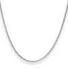 1,7mm Panzerkette Goldkette Collier Halskette aus 750 Gold Weißgold 50cm