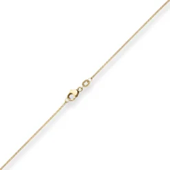 1,1mm Panzerkette Goldkette Collier Halskette aus 750 Gold Gelbgold 40cm
