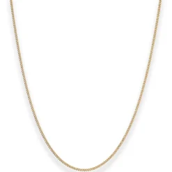 1,4mm Panzerkette Goldkette Collier Halskette aus 585 Gold Gelbgold 70cm