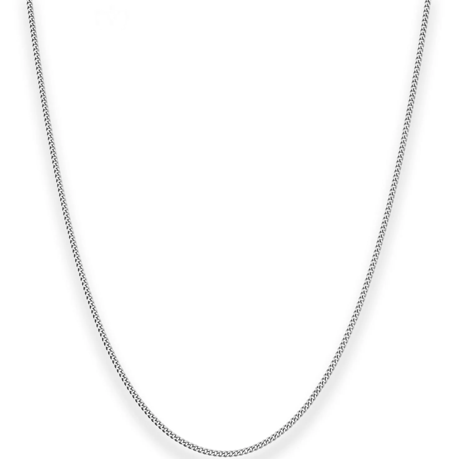 1,4mm Panzerkette Goldkette Collier Halskette aus 585 Gold Weißgold 36cm