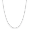 1,2mm Panzerkette Goldkette Collier Halskette aus 585 Gold Weißgold 36cm