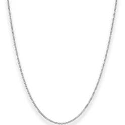 1,4mm Panzerkette Goldkette Collier Halskette aus 333 Gold Weißgold 42cm