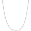 1,1mm Panzerkette Goldkette Collier Halskette aus 585 Gold Weißgold 36cm
