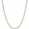 2,1mm Panzerkette Goldkette Collier Halskette aus 585 Gold Rotgold 50cm