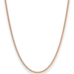 2,1mm Panzerkette Goldkette Collier Halskette aus 585 Gold Rotgold 50cm