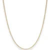 1,6mm Panzerkette Goldkette Collier Halskette aus 585 Gold Gelbgold 45cm
