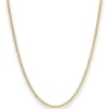 2,1mm Panzerkette Goldkette Collier Halskette aus 333 Gold Gelbgold 40cm