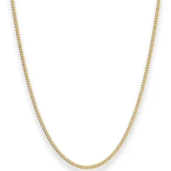 2,1mm Panzerkette Goldkette Collier Halskette aus 333 Gold Gelbgold 40cm
