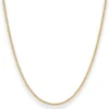 1,6mm Panzerkette Goldkette Collier Halskette aus 585 Gold Gelbgold 38cm