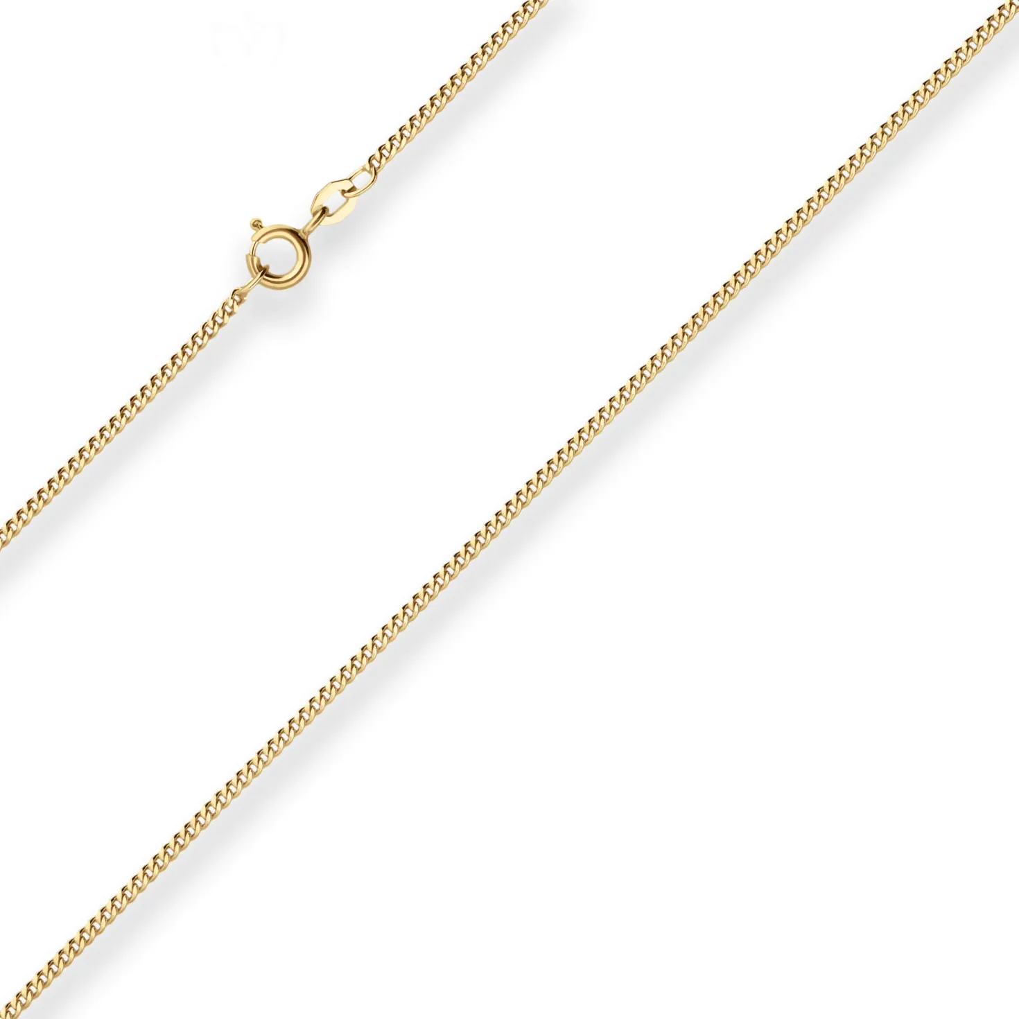 1,7mm Panzerkette Goldkette Collier Halskette aus 333 Gold Gelbgold 42cm