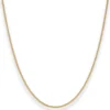 1,4mm Panzerkette Goldkette Collier Halskette aus 375 Gold Gelbgold 36cm