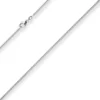 2,1mm Panzerkette Goldkette Collier Halskette aus 750 Gold Weißgold 60cm