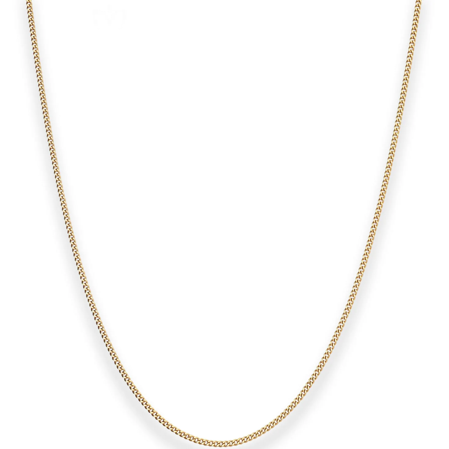 1,4mm Panzerkette Goldkette Collier Halskette aus 375 Gold Gelbgold 55cm