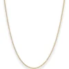 1,4mm Panzerkette Goldkette Collier Halskette aus 333 Gold Gelbgold 55cm