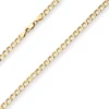 5,6mm Panzerkette Goldkette Collier Halskette aus 375 Gold Gelbgold 60cm