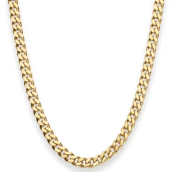 6,3mm Panzerkette Goldkette Collier Halskette aus 333 Gold Gelbgold 50cm
