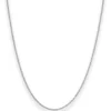 1,4mm Panzerkette Goldkette Collier Halskette aus 333 Gold Weißgold 50cm