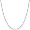 1,4mm Panzerkette Goldkette Collier Halskette aus 585 Gold Weißgold 42cm
