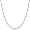 1,7mm Panzerkette Goldkette Collier Halskette aus 333 Gold Weißgold 45cm