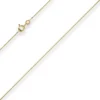 0,8mm Panzerkette Goldkette Collier Halskette aus 333 Gold Gelbgold 36cm