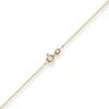 0,8mm Panzerkette Goldkette Collier Halskette aus 585 Gold Gelbgold 36cm
