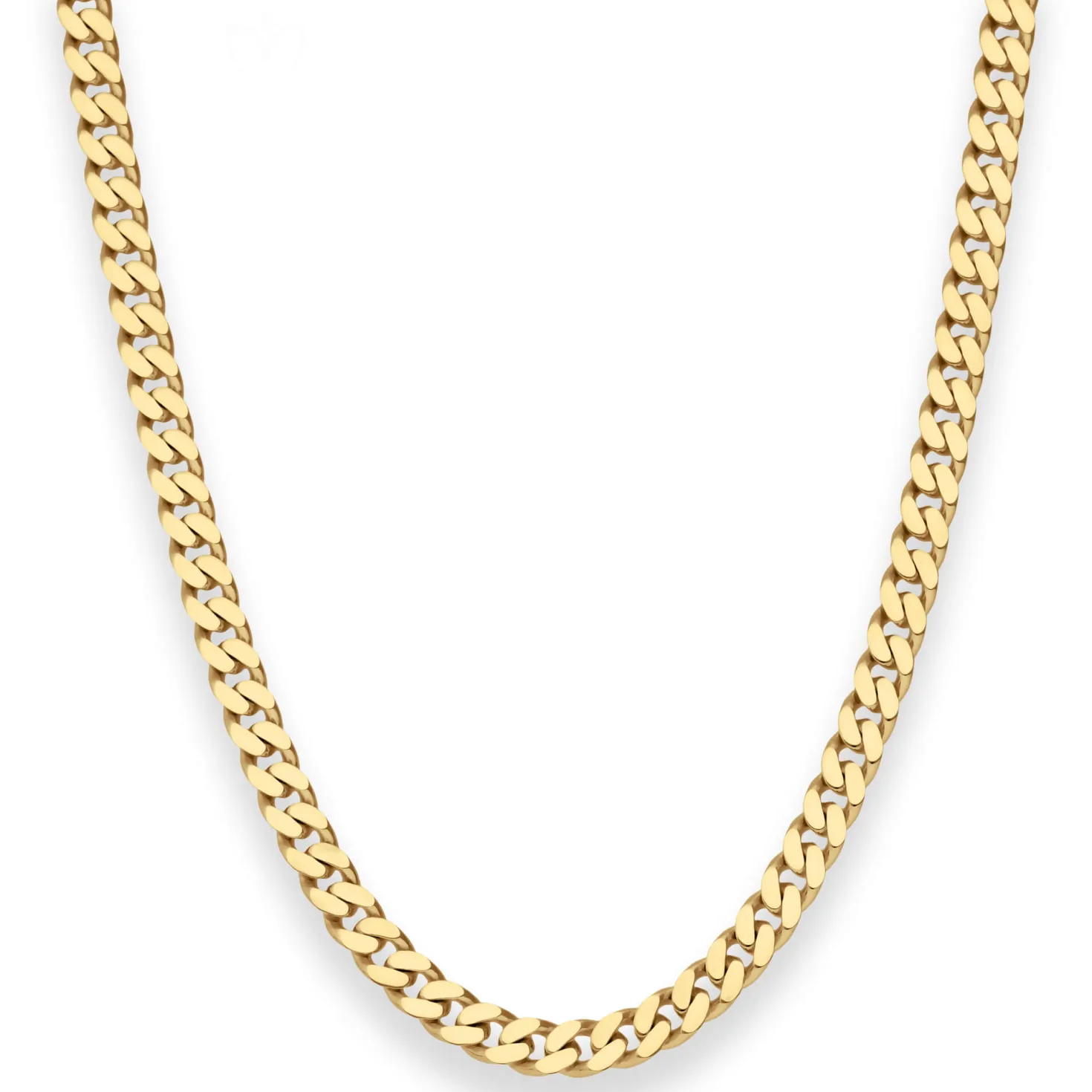 5,4mm Panzerkette Goldkette Collier Halskette aus 333 Gold Gelbgold 55cm