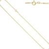 2,1mm Panzerkette Halskette Collier Goldkette 333 Gelbgold Gold 50cm