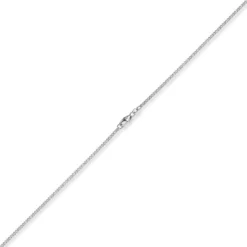 1,5mm Panzerkette Kette Collier aus 585 Gold Weißgold Halsschmuck 40cm
