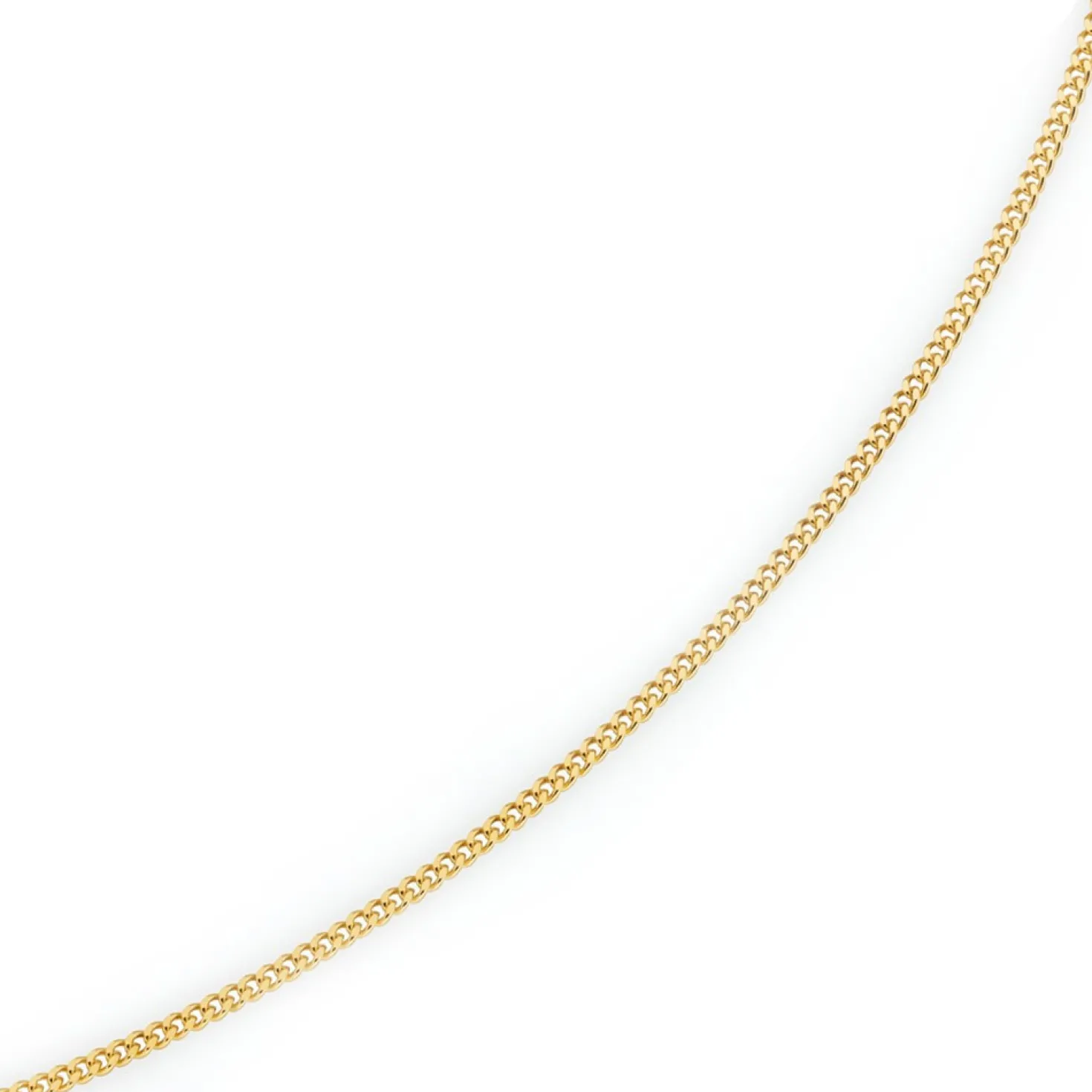 2mm Panzerkette Kette Collier aus 585 Gold Gelbgold, Goldkette, 38cm