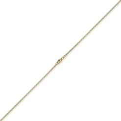 1,5mm Panzerkette Kette Collier aus 585 Gold Gelbgold, Goldkette, 42cm