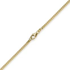 2,5mm Panzerkette Kette Collier aus 585 Gold Gelbgold, Goldkette, 60cm