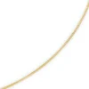 2mm Panzerkette Kette Collier aus 585 Gold Gelbgold, Goldkette, 50cm