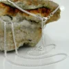 2mm Panzerkette Kette Collier Halskette, 925 Silber, diamantiert 60cm