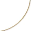 3mm Panzerkette Kette Collier aus 585 Gold Gelbgold, Goldkette, 55cm