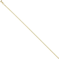 1,3mm Panzerkette Kette Halskette Collier aus 925 Silber gelbgold vergoldet 45cm