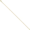 1,3mm Panzerkette Kette Halskette Collier aus 925 Silber gelbgold vergoldet 42cm