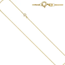 1,3mm Panzerkette Kette Halskette Collier aus 925 Silber gelbgold vergoldet 50cm