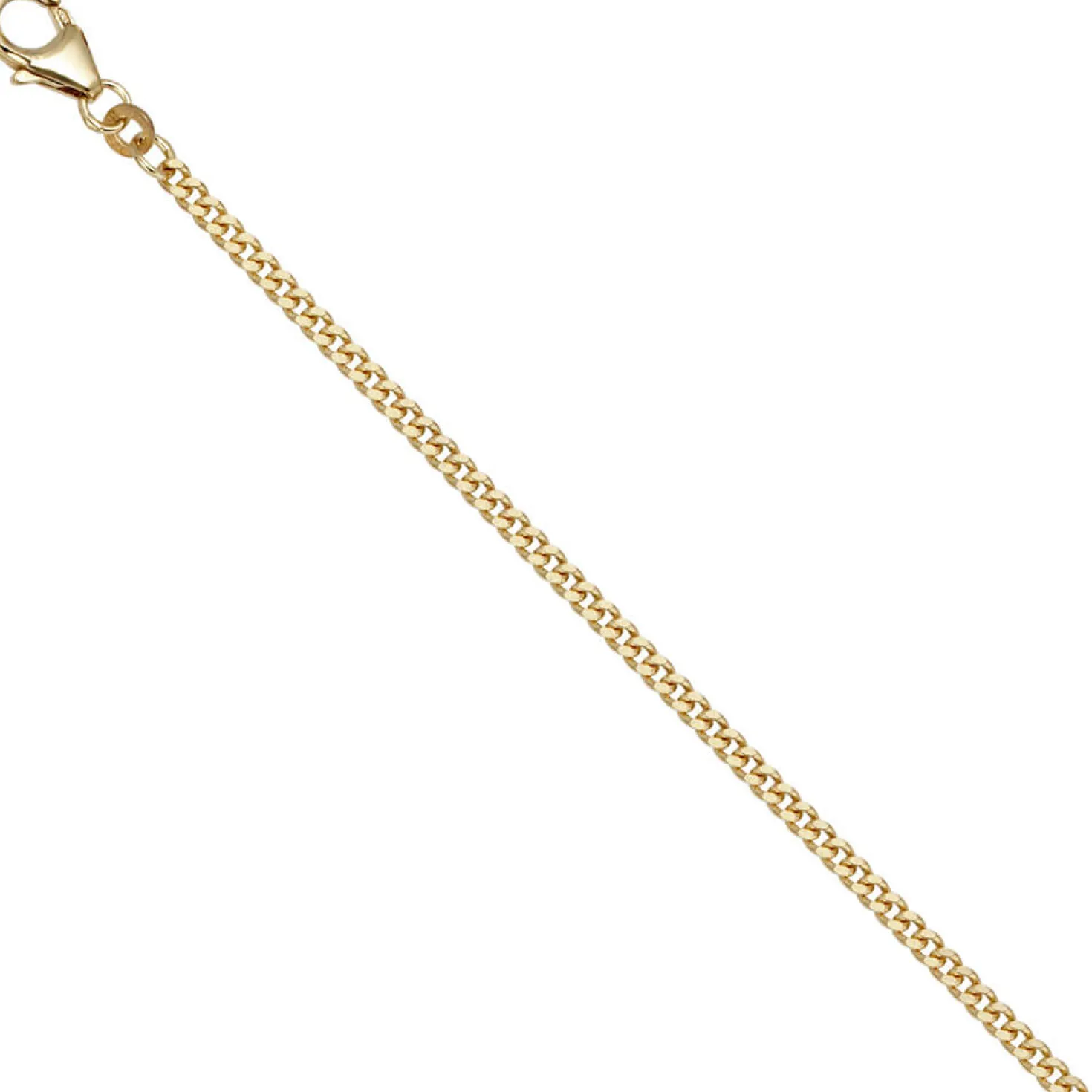 2,3mm Panzerkette Panzer Kette Collier 333 Gelbgold 70cm Halskette Halsschmuck