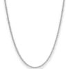 2,1mm Panzerkette Silberkette Collier Halskette aus 925 Silber rhodiniert 36cm