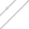 2,1mm Panzerkette Silberkette Collier Halskette aus 925 Silber 50cm