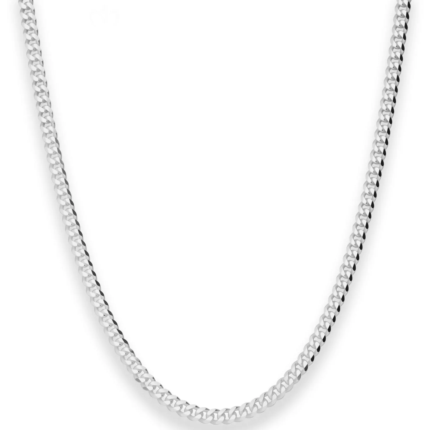 3,6mm Panzerkette Silberkette Collier Halskette aus 925 Silber 50cm