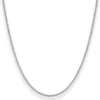 1,6mm Panzerkette Silberkette Collier Halskette aus 925 Silber rhodiniert 80cm