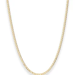1,6mm Panzerkette weit Collier Halskette aus 333 Gold Gelbgold 50cm