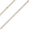3,3mm Panzerkette weit Goldkette Collier Halskette aus 585 Gold Rotgold 50cm