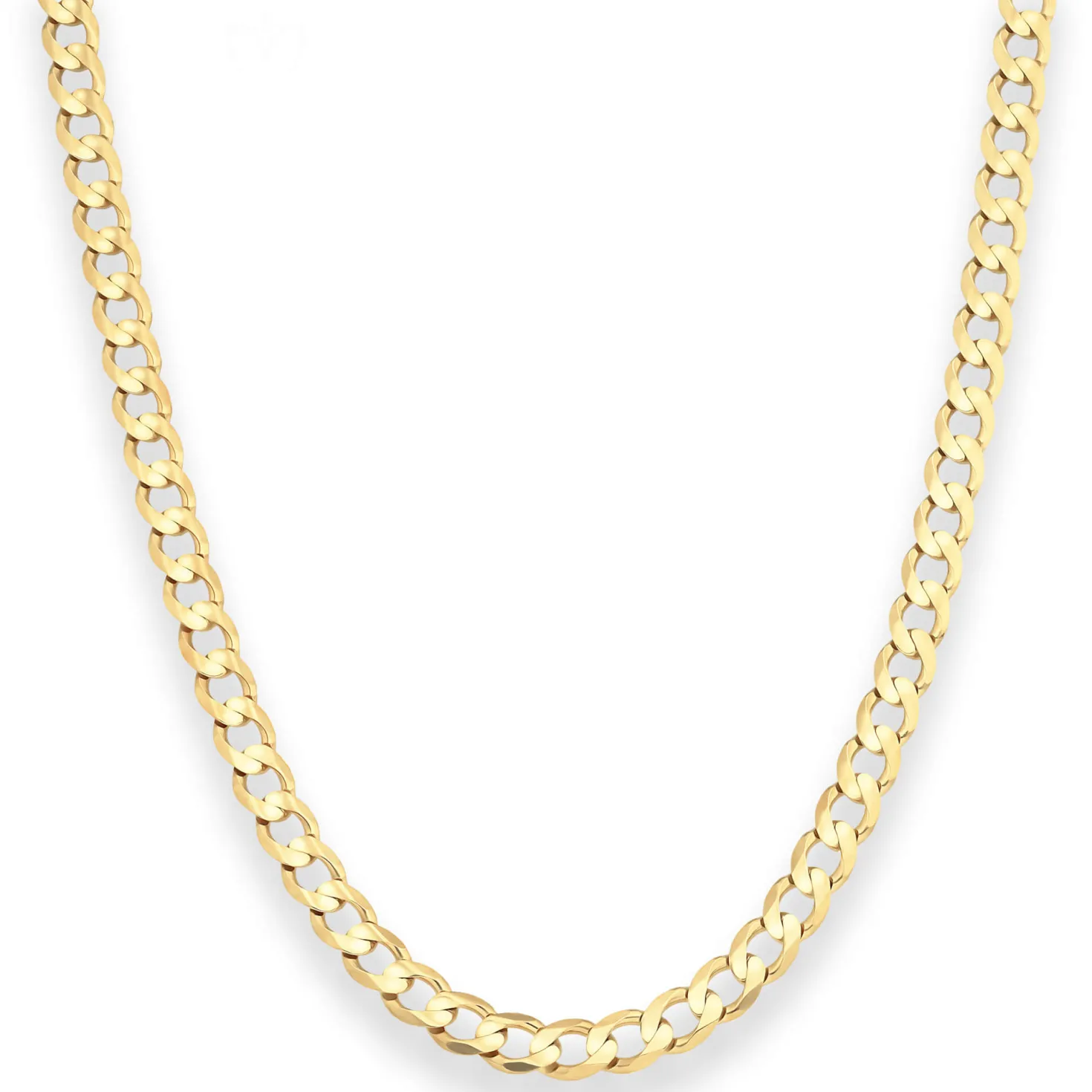 5,5mm Panzerkette weit Goldkette Collier Halskette aus 333 Gold Gelbgold 45cm