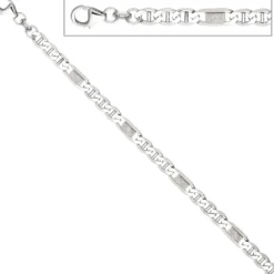 5,2mm Panzersteg-Armband Armkette Armschmuck aus 925 Silber 21cm