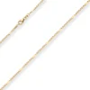 1,9mm Panzerstegkette Collier Halskette aus 333 Gold Gelbgold 50cm