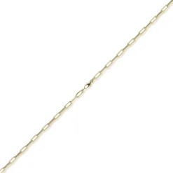 4,5mm Paper Clip Armband aus 585 Gold Gelbgold 21cm Armkette Armschmuck