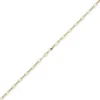 4,5mm Paper Clip Kette Collier aus 585 Gold Gelbgold 50cm Halskette Halsschmuck