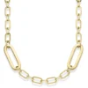 6mm Paper-Clip Kette Halskette Collier aus 585 Gold Gelbgold 50cm
